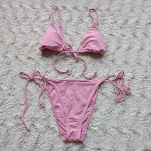 🩷 L.A. Hearts Chic Pink Bikini Set 🩷